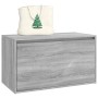 Bank Flur graues Sonoma Sperrholz 80x40x45 cm von vidaXL, Bänke für Hallen und Lager - Ref: Foro24-816048, Preis: 62,23 €, Ra...