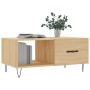 Mesa de centro madera contrachapada roble Sonoma 90x50x40 cm de vidaXL, Mesas de centro - Ref: Foro24-829207, Precio: 46,37 €