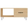 Mesa de centro madera contrachapada roble Sonoma 90x50x40 cm de vidaXL, Mesas de centro - Ref: Foro24-829207, Precio: 46,37 €