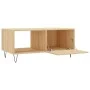 Couchtisch aus Sonoma-Eichensperrholz, 90 x 50 x 40 cm von vidaXL, Couchtisch - Ref: Foro24-829207, Preis: 45,73 €, Rabatt: %