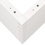 Jardinera madera maciza de pino blanco 50x50x68,5 cm