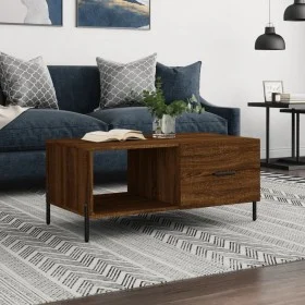 Couchtisch aus braunem Eichensperrholz, 90 x 50 x 40 cm von vidaXL, Couchtisch - Ref: Foro24-829227, Preis: 49,99 €, Rabatt: %