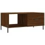 Couchtisch aus braunem Eichensperrholz, 90 x 50 x 40 cm von vidaXL, Couchtisch - Ref: Foro24-829227, Preis: 49,99 €, Rabatt: %