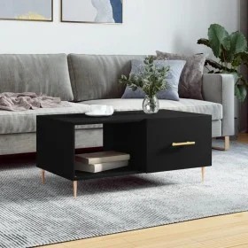 Couchtisch aus schwarzem Sperrholz, 90 x 50 x 40 cm von vidaXL, Couchtisch - Ref: Foro24-829197, Preis: 62,35 €, Rabatt: %