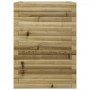 Jardinera madera de pino impregnada 50x50x68,5 cm