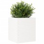 Jardinera madera maciza de pino blanco 60x60x68,5 cm