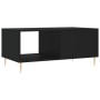 Mesa de centro madera contrachapada negro 90x50x40 cm de vidaXL, Mesas de centro - Ref: Foro24-829197, Precio: 63,07 €