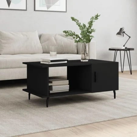 Mesa de centro madera contrachapada negro 90x50x40 cm de vidaXL, Mesas de centro - Ref: Foro24-829501, Precio: 48,16 €, Descu...