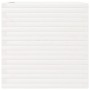 Jardinera de madera maciza de pino blanca 70x70x68,5 cm