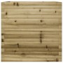 Jardinera de madera de pino impregnada 70x70x68,5 cm