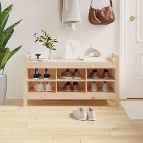 Flurbank aus massivem Kiefernholz, 110 x 40 x 60 cm von vidaXL, Bänke für Hallen und Lager - Ref: Foro24-821789, Preis: 97,30...