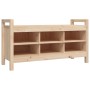 Flurbank aus massivem Kiefernholz, 110 x 40 x 60 cm von vidaXL, Bänke für Hallen und Lager - Ref: Foro24-821789, Preis: 97,30...