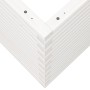 Jardinera madera maciza de pino blanco 80x80x68,5 cm