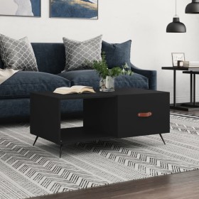 Couchtisch aus schwarzem Sperrholz, 90 x 50 x 40 cm von vidaXL, Couchtisch - Ref: Foro24-829181, Preis: 61,00 €, Rabatt: %