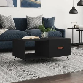Mesa de centro madera contrachapada negro 90x50x40 cm de vidaXL, Mesas de centro - Ref: Foro24-829181, Precio: 60,54 €, Descu...