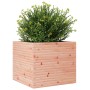 Jardinera madera maciza de abeto Douglas 80x80x68,5 cm