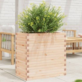 Jardinera madera maciza de pino 70x40x68,5 cm