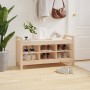 Flurbank aus massivem Kiefernholz, 110 x 40 x 60 cm von vidaXL, Bänke für Hallen und Lager - Ref: Foro24-821789, Preis: 97,30...
