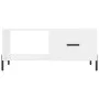 Couchtisch aus Sperrholz glänzend weiß 90x50x40 cm von vidaXL, Couchtisch - Ref: Foro24-829222, Preis: 50,58 €, Rabatt: %