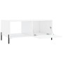 Couchtisch aus Sperrholz glänzend weiß 90x50x40 cm von vidaXL, Couchtisch - Ref: Foro24-829222, Preis: 50,58 €, Rabatt: %