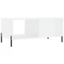 Couchtisch aus Sperrholz glänzend weiß 90x50x40 cm von vidaXL, Couchtisch - Ref: Foro24-829222, Preis: 50,58 €, Rabatt: %