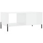 Couchtisch aus Sperrholz glänzend weiß 90x50x40 cm von vidaXL, Couchtisch - Ref: Foro24-829222, Preis: 50,58 €, Rabatt: %