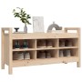 Flurbank aus massivem Kiefernholz, 110 x 40 x 60 cm von vidaXL, Bänke für Hallen und Lager - Ref: Foro24-821789, Preis: 97,30...