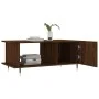 Mesa de centro madera contrachapada roble marrón 90x50x40 cm de vidaXL, Mesas de centro - Ref: Foro24-829475, Precio: 46,90 €...