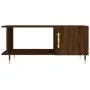 Mesa de centro madera contrachapada roble marrón 90x50x40 cm de vidaXL, Mesas de centro - Ref: Foro24-829475, Precio: 46,90 €...