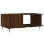 Mesa de centro madera contrachapada roble marrón 90x50x40 cm de vidaXL, Mesas de centro - Ref: Foro24-829475, Precio: 46,90 €...