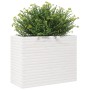 Jardinera madera maciza de pino blanco 90x40x68,5 cm