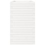 Jardinera madera maciza de pino blanco 90x40x68,5 cm