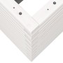 Jardinera madera maciza de pino blanco 90x40x68,5 cm