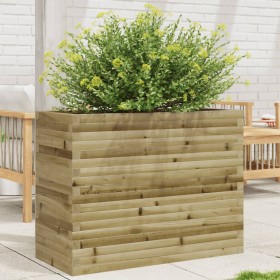 Jardinera madera de pino impregnada 90x40x68,5 cm