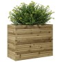 Jardinera madera de pino impregnada 90x40x68,5 cm