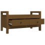 Solid pine wood hall bench honey brown 80x40x43 cm by vidaXL, Benches for halls and storage - Ref: Foro24-821787, Price: 90,9...