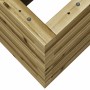 Jardinera madera de pino impregnada 90x40x68,5 cm