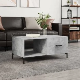 Mesa de centro madera contrachapada gris hormigón 90x50x40 cm de vidaXL, Mesas de centro - Ref: Foro24-829216, Precio: 49,20 ...