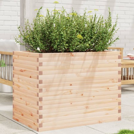 Jardinera madera maciza de pino 90x60x68,5 cm