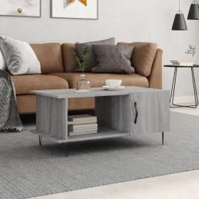 Sonoma-Couchtisch aus grauem Sperrholz, 90 x 50 x 40 cm von vidaXL, Couchtisch - Ref: Foro24-829490, Preis: 61,23 €, Rabatt: %