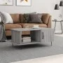 Mesa de centro madera contrachapada gris Sonoma 90x50x40 cm de vidaXL, Mesas de centro - Ref: Foro24-829490, Precio: 61,23 €,...
