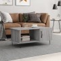 Sonoma gray plywood coffee table 90x50x40 cm by vidaXL, Coffee table - Ref: Foro24-829490, Price: 61,94 €, Discount: %