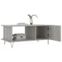 Mesa de centro madera contrachapada gris Sonoma 90x50x40 cm de vidaXL, Mesas de centro - Ref: Foro24-829490, Precio: 61,23 €,...
