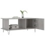 Sonoma gray plywood coffee table 90x50x40 cm by vidaXL, Coffee table - Ref: Foro24-829490, Price: 61,94 €, Discount: %