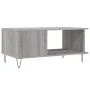 Mesa de centro madera contrachapada gris Sonoma 90x50x40 cm de vidaXL, Mesas de centro - Ref: Foro24-829490, Precio: 61,23 €,...