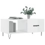 Couchtisch aus glänzend weißem Sperrholz, 90 x 50 x 40 cm von vidaXL, Couchtisch - Ref: Foro24-829206, Preis: 49,92 €, Rabatt: %