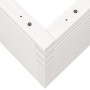Jardinera madera maciza de pino blanco 90x60x68,5 cm