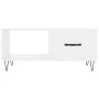 Couchtisch aus glänzend weißem Sperrholz, 90 x 50 x 40 cm von vidaXL, Couchtisch - Ref: Foro24-829206, Preis: 49,46 €, Rabatt: %
