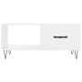 Couchtisch aus glänzend weißem Sperrholz, 90 x 50 x 40 cm von vidaXL, Couchtisch - Ref: Foro24-829206, Preis: 49,92 €, Rabatt: %
