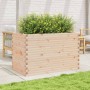 Jardinera madera maciza de pino 110x60x68,5 cm